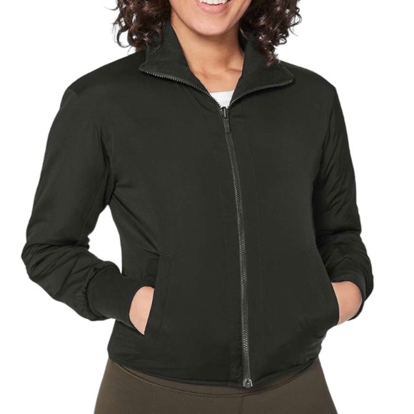 Lululemon reversible forever warm jacket in black excellent condition - Picture 2 of 15